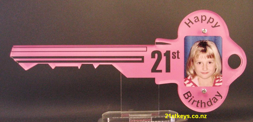 Pink Recatangle Picture Key
